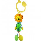 Дрожащая игрушка-подвеска Biba Toys Лев-путешественник (022JF lion)